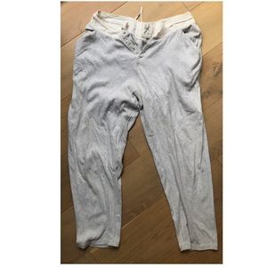 All Saints boxer sailer sweatpants.